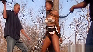 Curvy African teen 18+ Gets Spanked Before Fucking In Hard Threesome